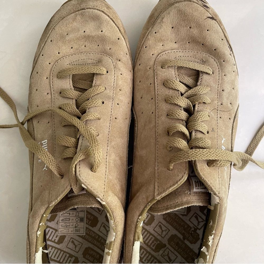 Puma Men's Brown Suede Sneakers - Picture 7 of 13